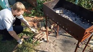 ОВОЩНОЕ РАГУ С ГРИБАМИ В КАЗАНЕ НА МАНГАЛЕ