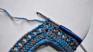 Кокетка с рельефной линией реглана • Реглан Листочки крючком • Ellej.org