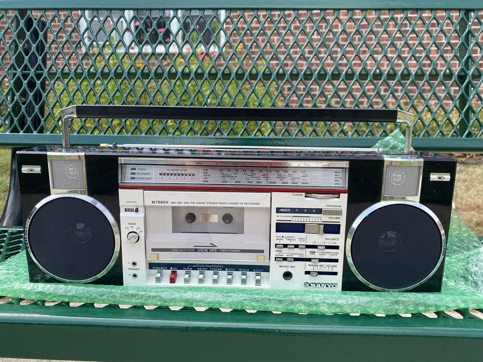 BoomBox SANYO M7880K Vintage Ghetto Blaster 1982 ГОДА ВЫПУСКА-ЯПОНИЯ.