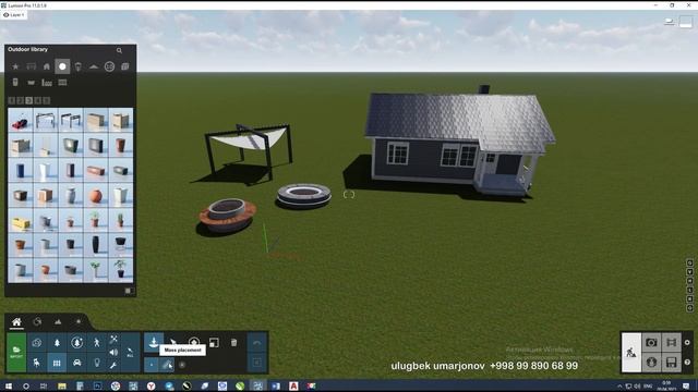 LUMION 11 TUTORIAL, ВИДЕОУРОК, VIDEO DARSLIK 11EKSTERYER JIHOZLAR