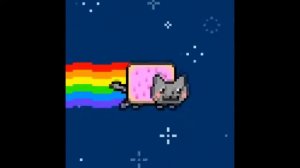 Радужный кот один час!