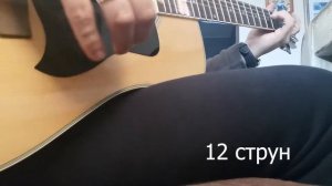 12-ти струнная гитара без 6 струн