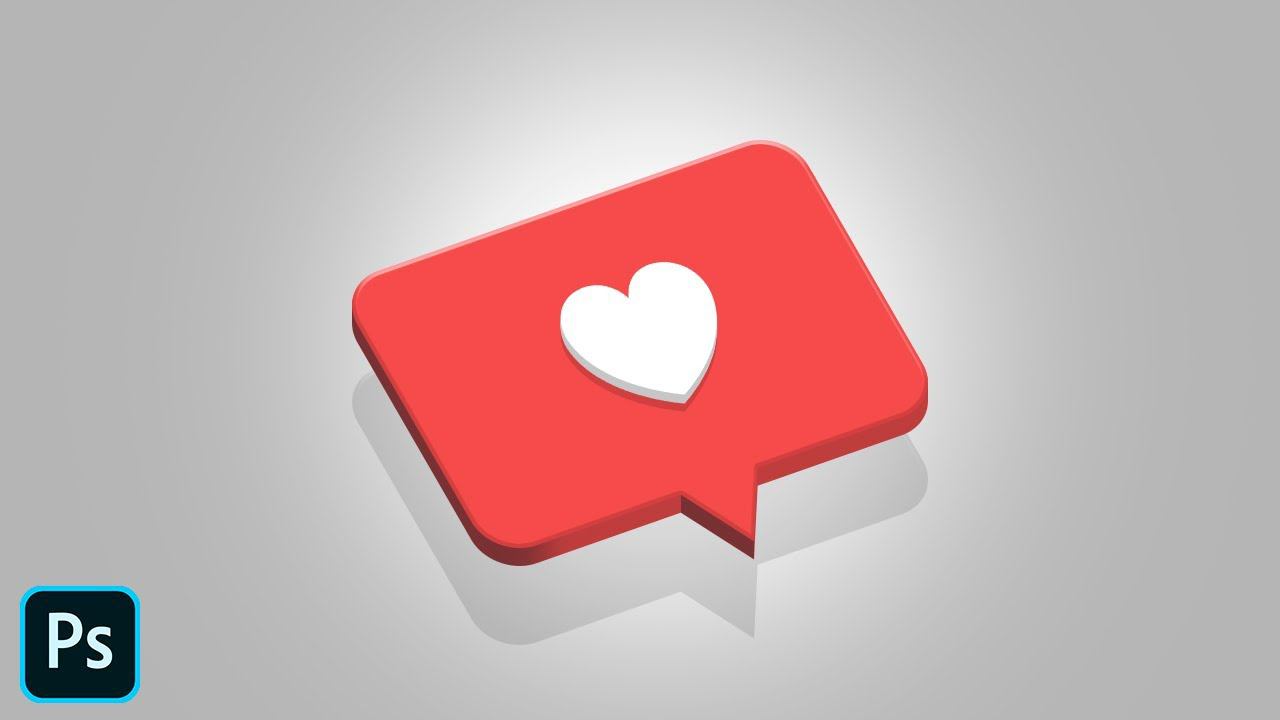 Как сделать 3D иконку в фотошопе. Уроки фотошопа. How to create 3D icon in Photoshop. Tutorial. смотреть онлайн