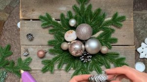 Красивый Новогодний декор за 30 минут своими руками | Christmas decoration DIY