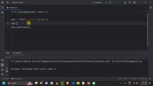Build Your First Modern GUI Using CustomTkinter Framework in Python - E2 - Hindi - Harsh Nagar