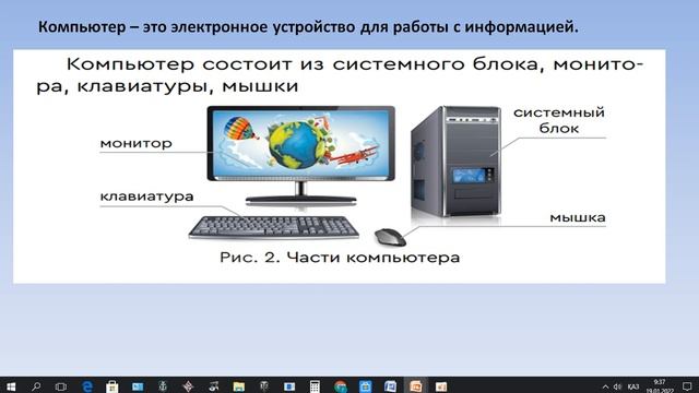 Цифровая грамотность. 1 класс. Техника безопасности