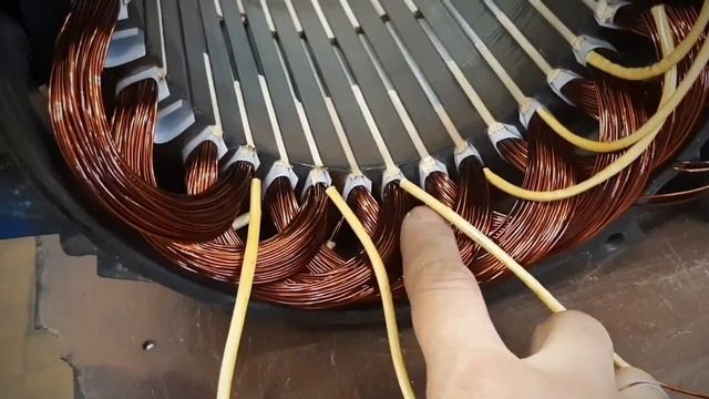 Процесс перемотки электродвигателя 5,5кв -1000 об/мин. Для начинающих. Rewinding The Electric Motor