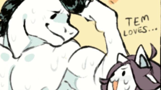 Tem loves everything...but Arin! Undertale Comic Dub! смотреть онлайн