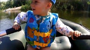 Проба весла. Kolibri boats