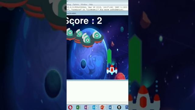Space Invaders game using Pygame