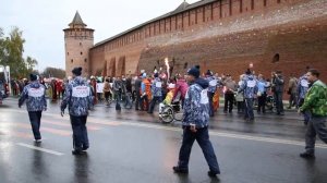 Олимпийский огонь в Коломне. Кремль.