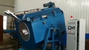 Печь цементации с вращающейся ретортой производительностью от 60 кг/час.