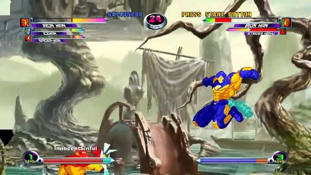 Marvel VS Capcom 2 (Xbox 360) Arcade Mode as Iceman, Spider-Man & Iron Man смотреть онлайн