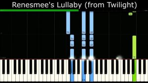Renesmee's Lullaby (from Twilight) on piano | SHEET MUSIC + MIDI 🔥