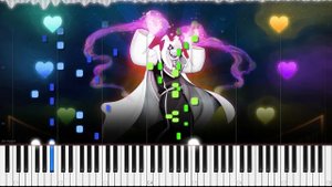 Undertale // Finale | LyricWulf Piano Tutorial on Synthesia // OST 80