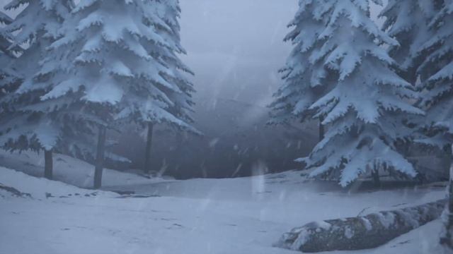 Snowy Mountain Scene Unreal Engine 5.1 (4K) смотреть онлайн