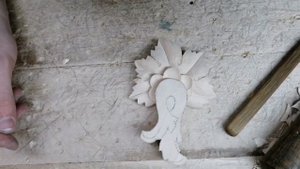 Барокко! Цветок. Резьба по дереву.