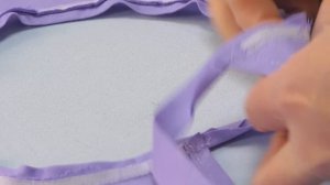 Обработка горловины косой бейкой. Способ 2. Продолжаю раскрывать секреты работы с косой бейкой.