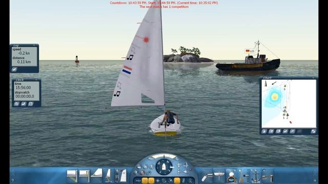 Sail Simulator 5 advanced tips for Laser смотреть онлайн