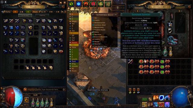 Path of Exile : failing at gem corruptions смотреть онлайн