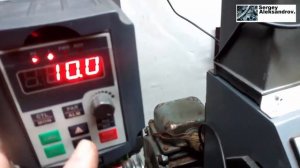 Привод настольного токарного от асинхронного двигателя  Настройка частотника ECOGOO  9000 1T
