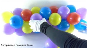 ЦИФРА 7 семёрка ИЗ ВОЗДУШНЫХ ШАРОВ своими руками Balloon Number 7 (seven)