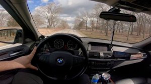 BMW X5 E70 Xdrive35i POV DRIVING - Normal city driving