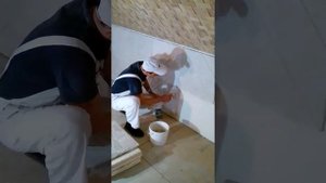 Монтаж гипсовых 3D панелей на стену.