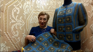 Вторая жизнь Павловопосадских платков. Мастер-класс по вязанию крючком от О. С. Литвиной.