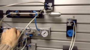 FESTO Пневматика датчики ручной и автоматический режим