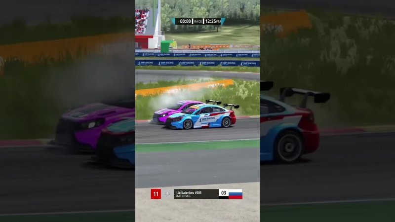 КРЭШ НА ПОСЛЕДНЕМ КРУГЕ  #smpracing #assettocorsa