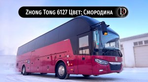 Автобус Zhong Tong 6127 Смородина   (Зонг Тонг 6127 currant). Металлик!