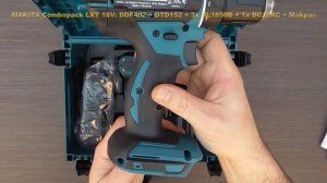Unboxing MAKITA cordless combo set DLX2127TJ1 LXT 18V 5.0 Ah in Makpac - Bob The Tool Man
