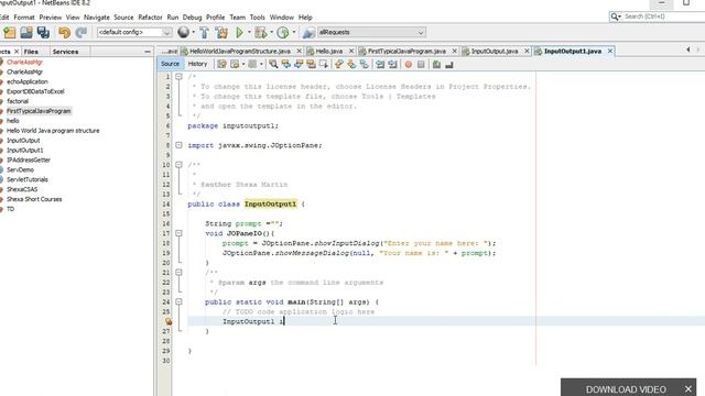 2 Java i/o using Input dialog and output dialog vs java System input and System output смотреть онлайн