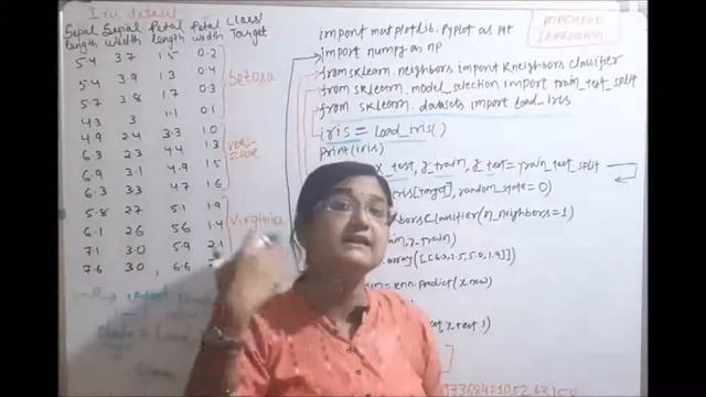 IRIS FLOWER CLASSIFICATION IN PYTHON BY KNN ALGORITHM MACHINE LEARNING IDENTIFYING FLOWER SPECIES смотреть онлайн