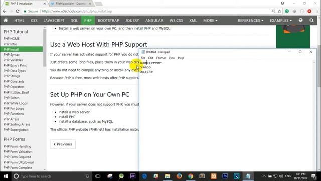 PHP MYSQL Tutorials For Beginner LESSON 2 :What Is Local Server and How To Install Xampp смотреть онлайн