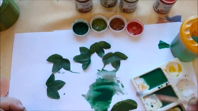 МК. Вышиваем мимозу и печеночницу. Часть 5. Печеночница на принте. Листья. Тонировка. смотреть онлайн