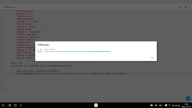 aide-ide|Displaying a Long List of Items Using the ListView смотреть онлайн
