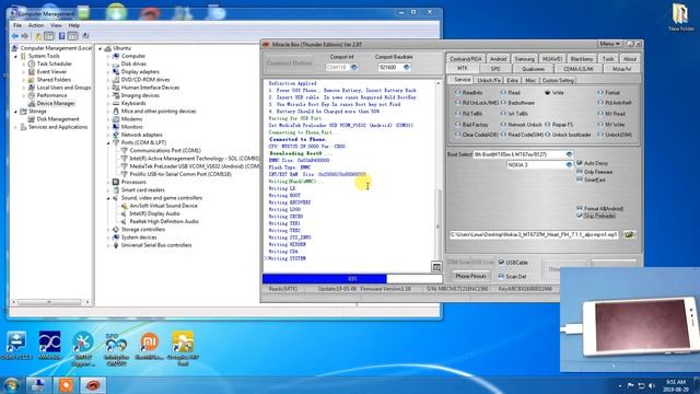 How to Flash Nokia 3 ( TA-1032 ) with Miracle Box. смотреть онлайн