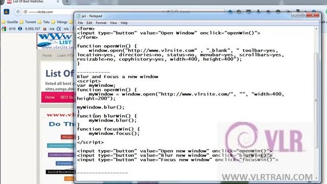 blur focus and open methods in javascript with examples--English 72-vlr training
