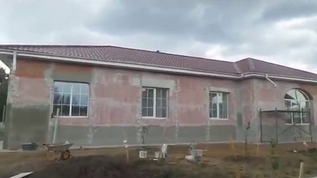 Отделка фасада дома! хоппер ковш+ штукатурка LUX "Тайфун" смотреть онлайн