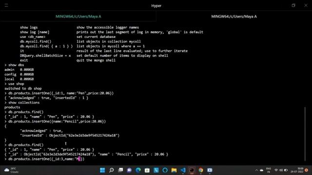 Lesson 11 MongoDb Crud operations смотреть онлайн
