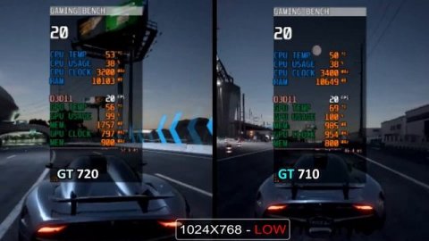 GeForce GT 710 (1GB) vs GeForce GT 720 (2GB) | 10 Games Test | Close Encounter ? !