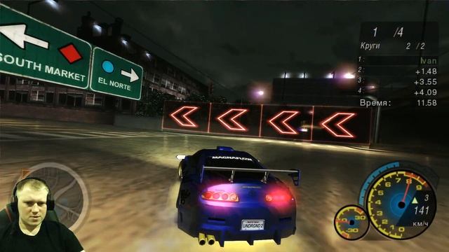 Нервы! Она забрала их. Toyota Supra. NFS Underground 2. #6 смотреть онлайн
