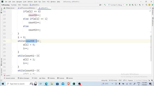 Sort an array of 0's 1's & 2's || C++ Java Python | Brute-Better-Optimal |  Intuition of Algo?