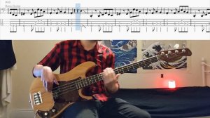 Maneskin - Gossip - Bass Cover (Tab and Notation in Video)