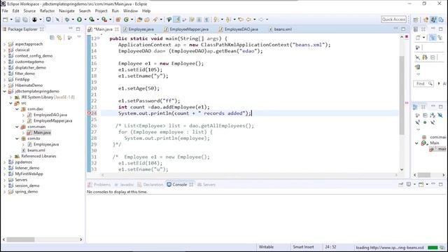 Spring JDBC Tutorial | Java Spring JDBC Example | Java Tutorial For Beginners | Simplilearn