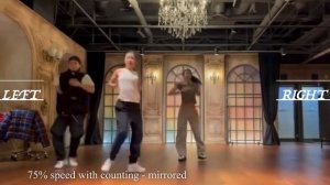 [COUNTING TUTORIAL] JENNIE Sad Girlz Luv Money Dance Practice - mirrored