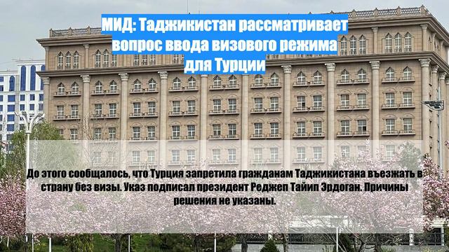 Турция и таджикистан визовый режим