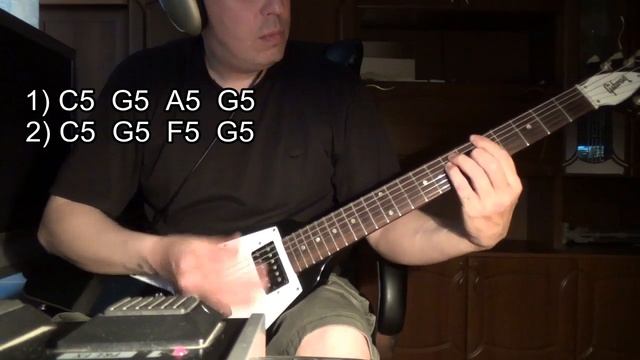 Как играть ПАНК - РОК на электрогитаре (РИФ) смотреть онлайн